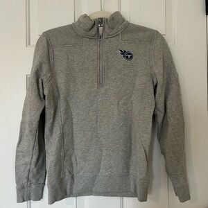 Vineyard Vines Light Gray Zip-Up Sweater